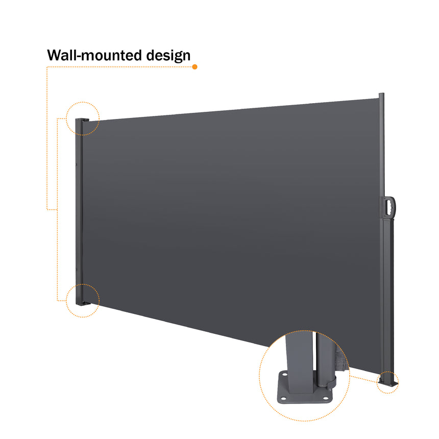 118" x 71" Retractable Side Screen Awning