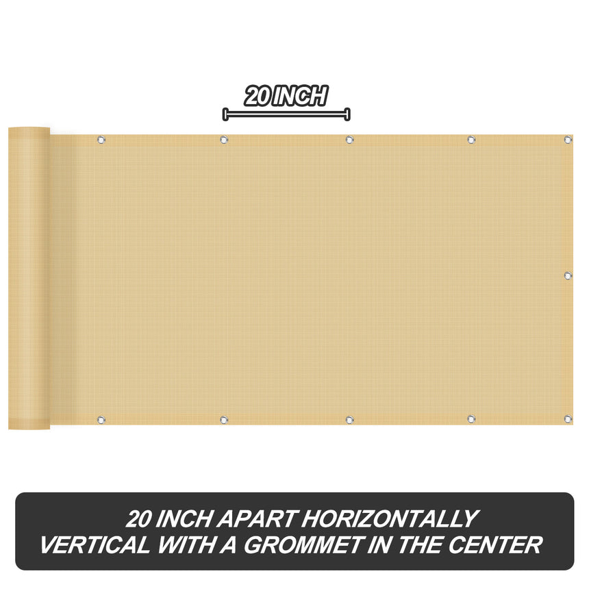 High Density Balcony Privacy Screen Fence