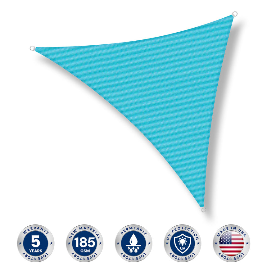 Permeable Triangle Sun Shade Sail