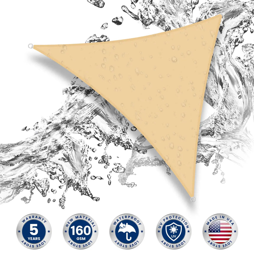 Waterproof Triangle Shade Sails