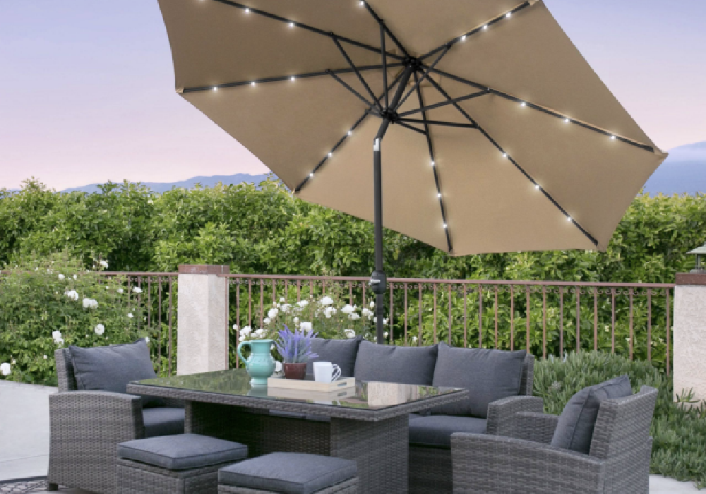 best patio umbrellas for shade 12x12ft Umbrella with Sunbrella Fabric, Large Outdoor Cantilever Umbrella, Spectrum Indigo Our 15ft Three The 9 Best Patio Umbrellas,