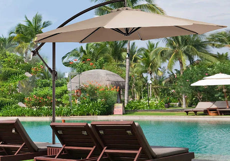 sun shade sail in patio