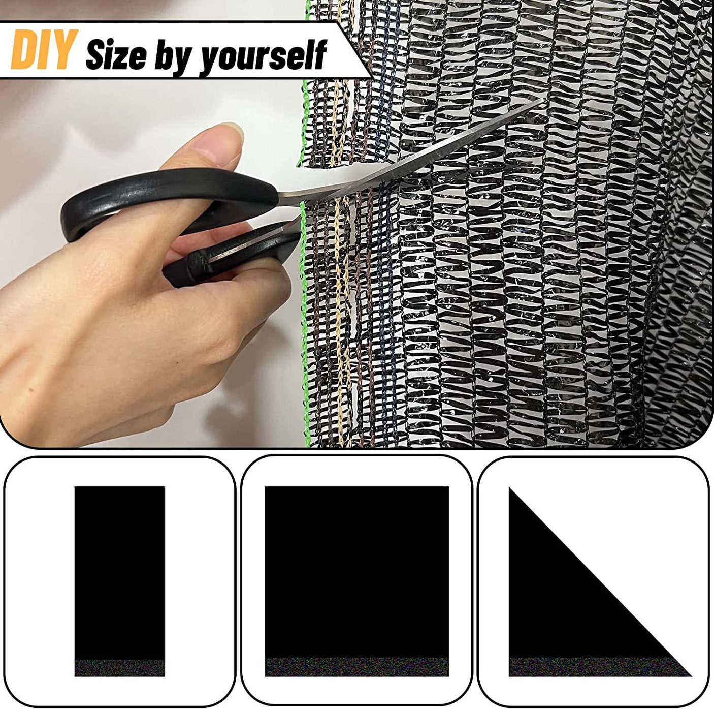 55% Blockage Shade Cloth without Grommets