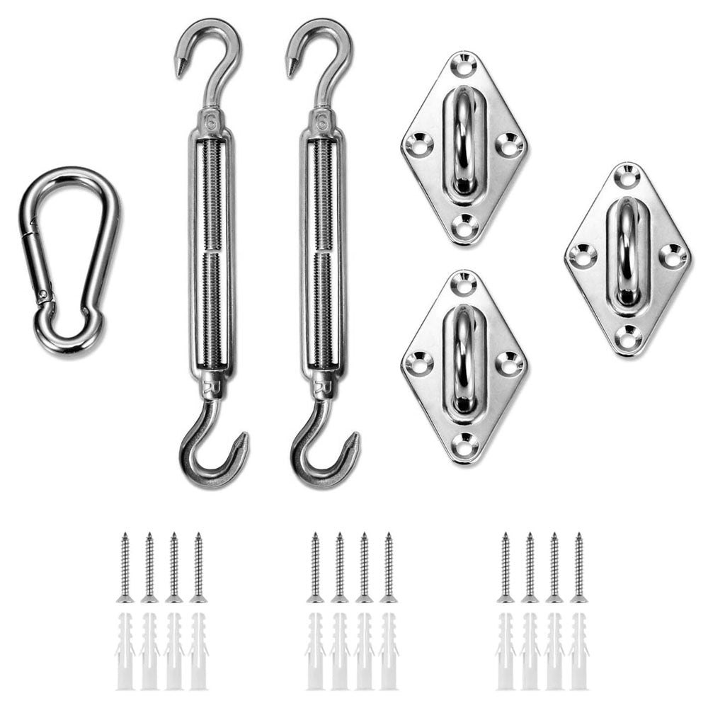 Triangle Shape Hardware LOVE STORY Hardware Kit 316 Stainless Steel for Triangle Shade Sail