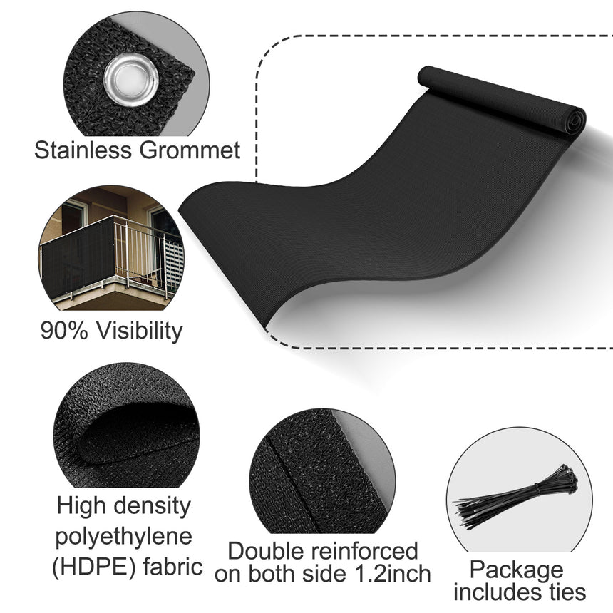 Custom Balcony Privacy Screen Fence