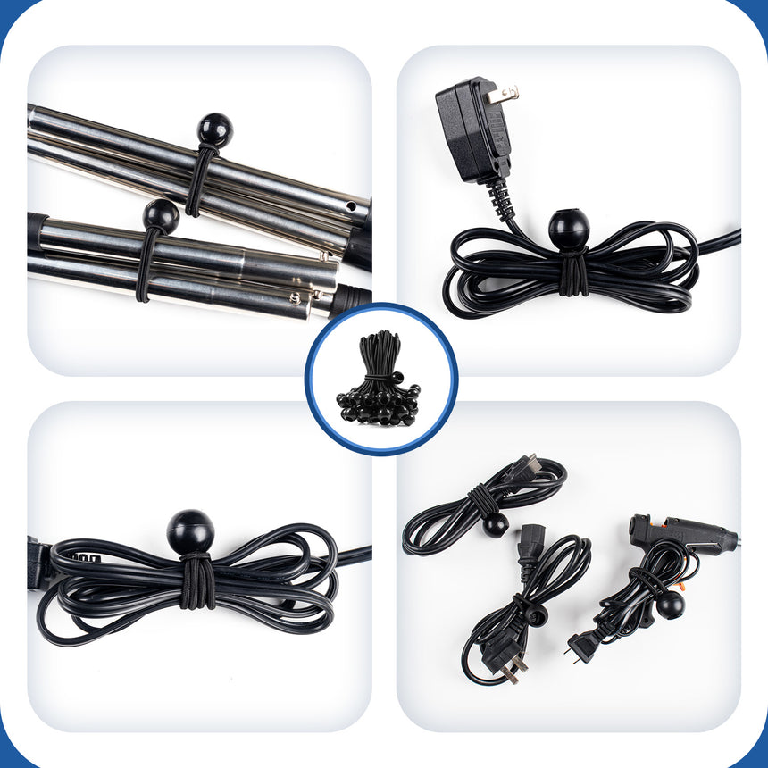 30PCS Heavy Duty Bungee Cord Balls