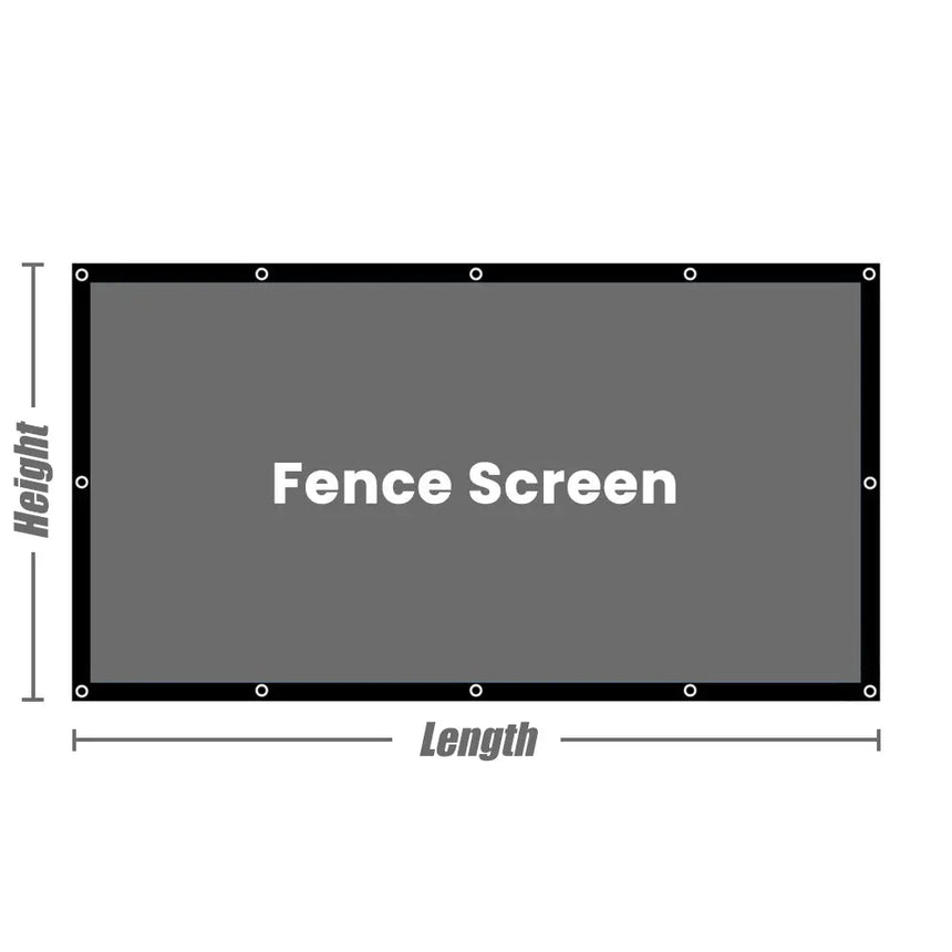 Screen Fecne LOVE STORY Custom-Made Fence Screen