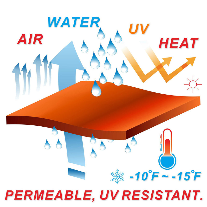 Permeable Rectangle Sun Shade Sail