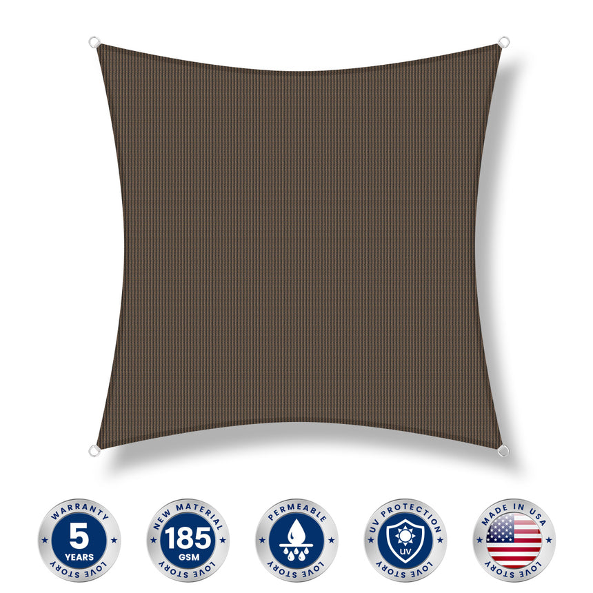 Permeable Square Sun Shade Sail