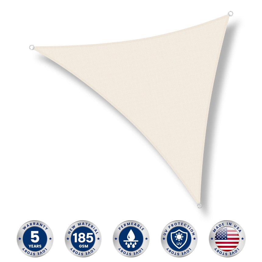 Permeable Triangle Sun Shade Sail