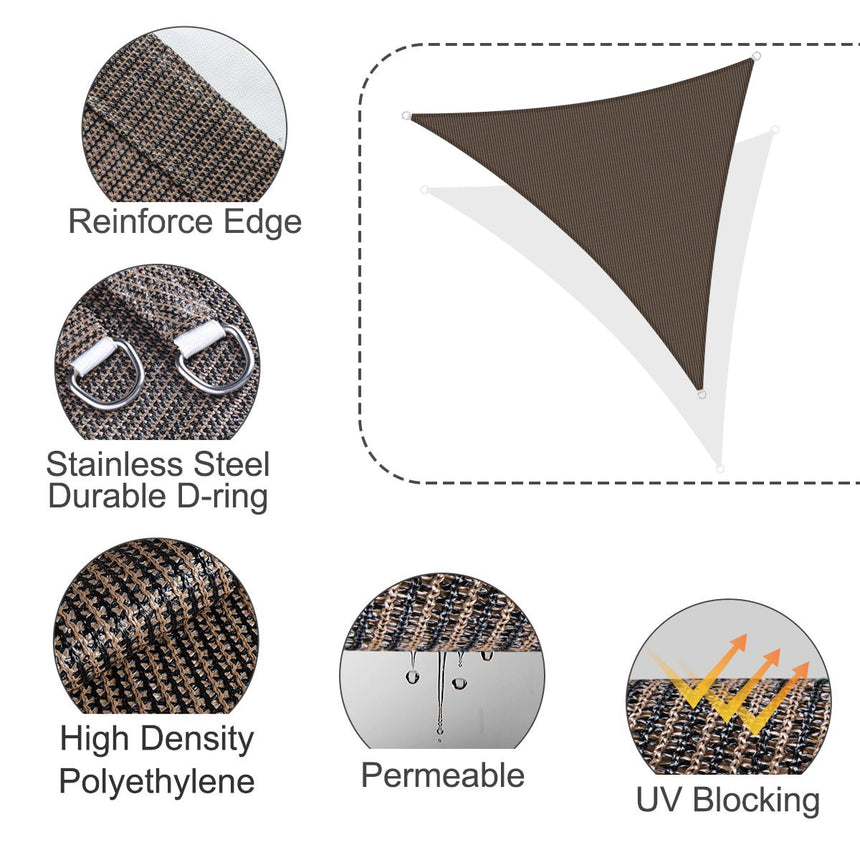 Permeable Triangle Sun Shade Sail