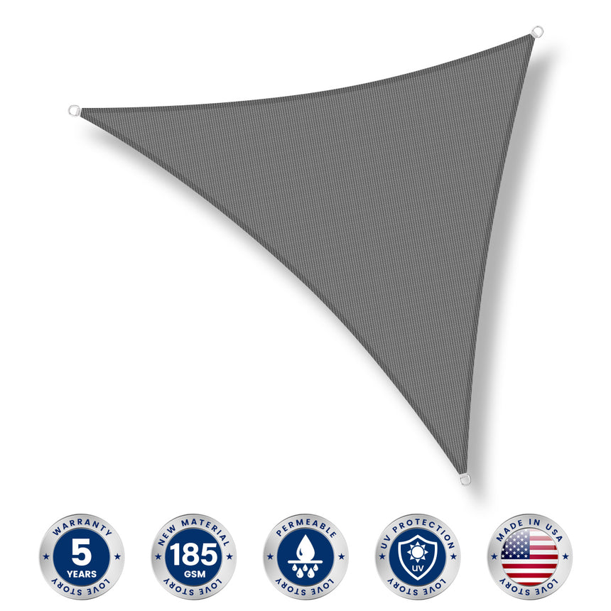 Permeable Triangle Sun Shade Sail