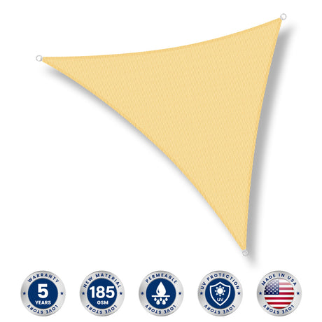 Permeable Triangle Sun Shade Sail
