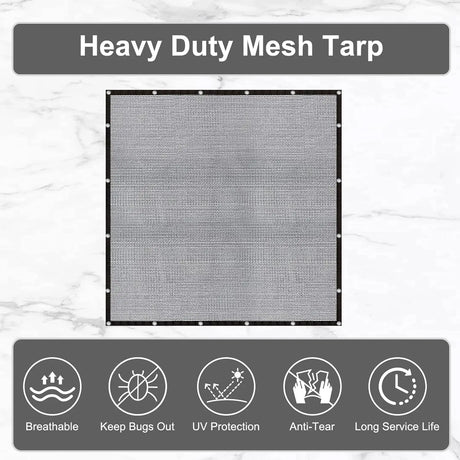 Heavy Duty Knitted Mesh Tarp